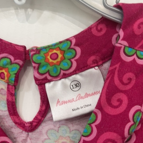 Hanna Andersson Flower Power Swing Dress size 130 - Picture 7 of 14